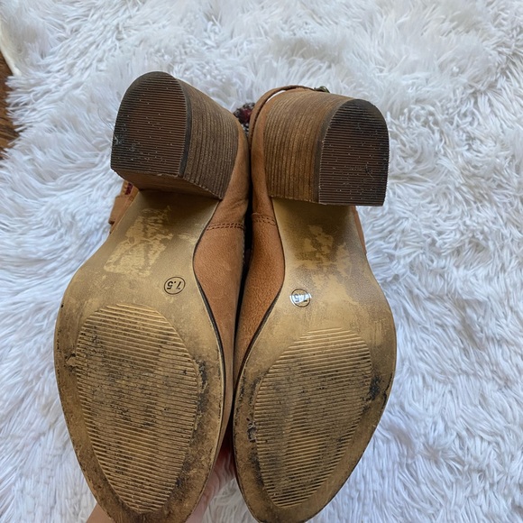 Steve Madden Tolteca Southwest Aztec boho leather Boots size 7.5 - Picture 7 of 11